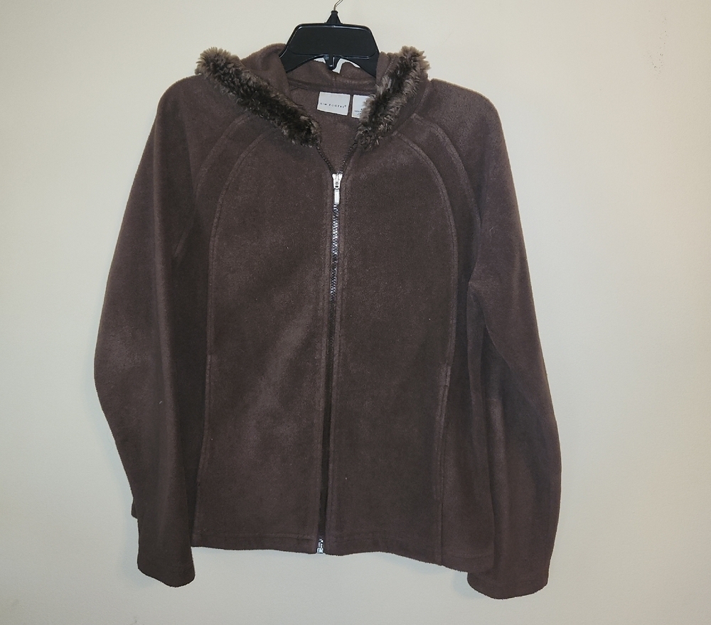 Kim Rogers Chocolate Faux Fur Jacket